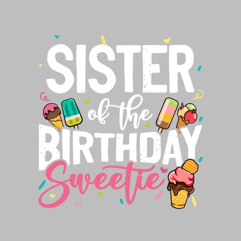 Eiscreme Party Schwester Geburtstag B-Day Eis