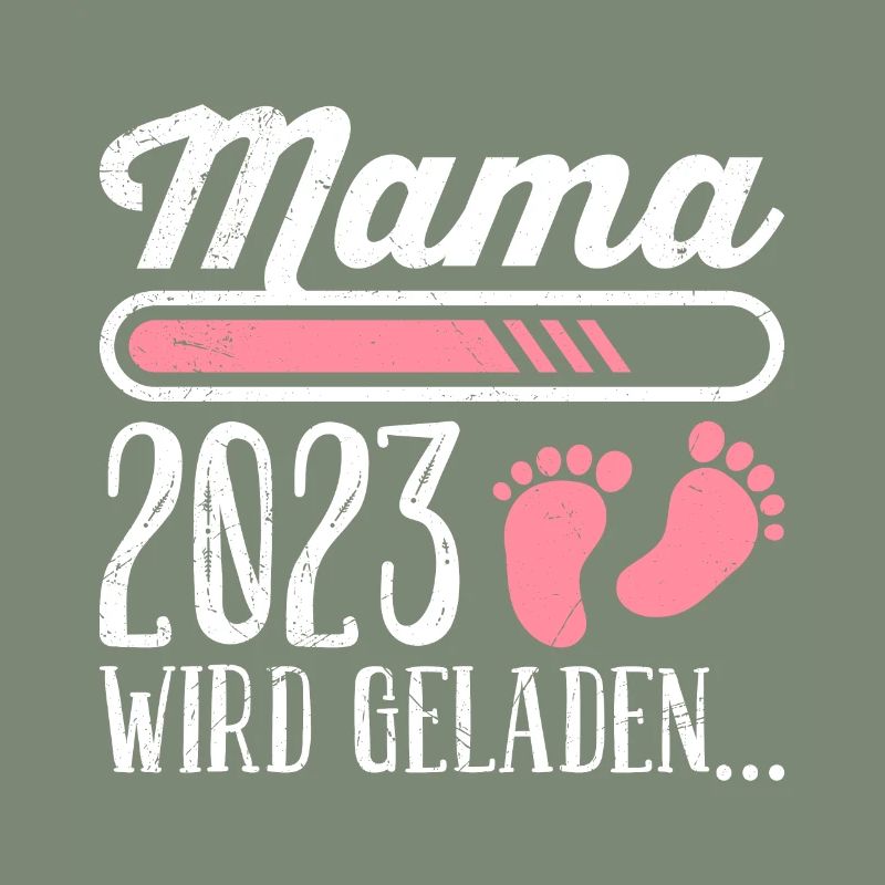 Mama 2023 loading Mutter schwanger Mädchen Mama