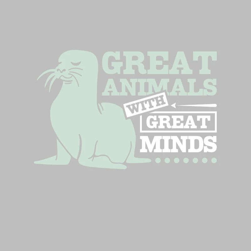 Grands animaux avec de grands esprits phoques