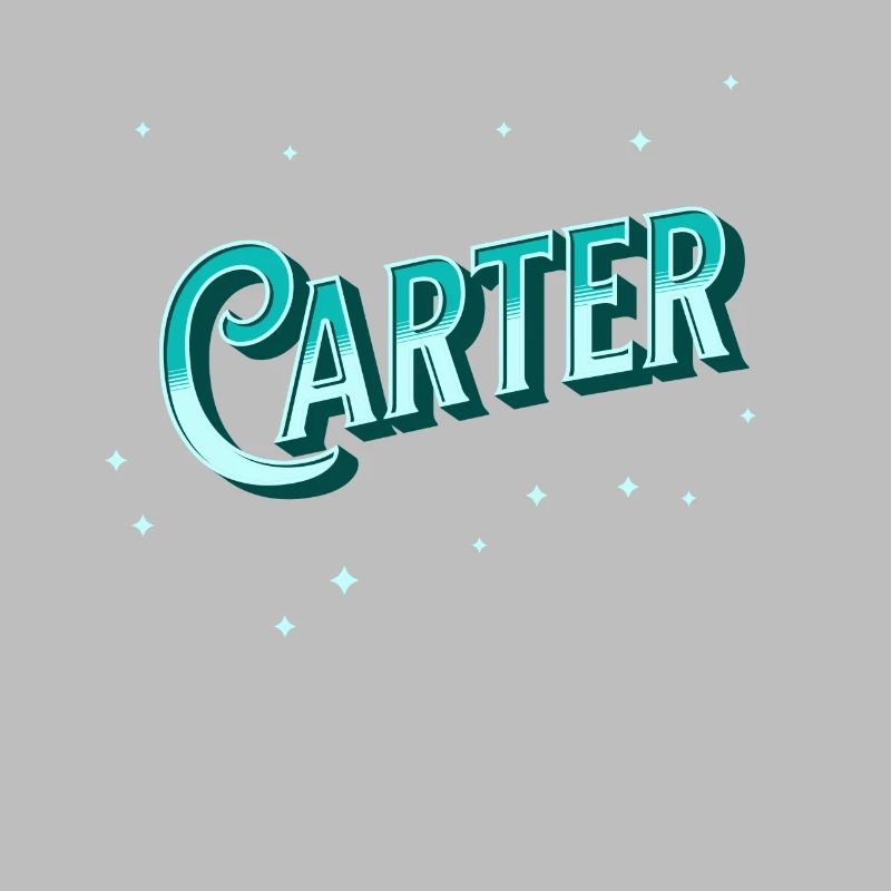 Carter name personalized