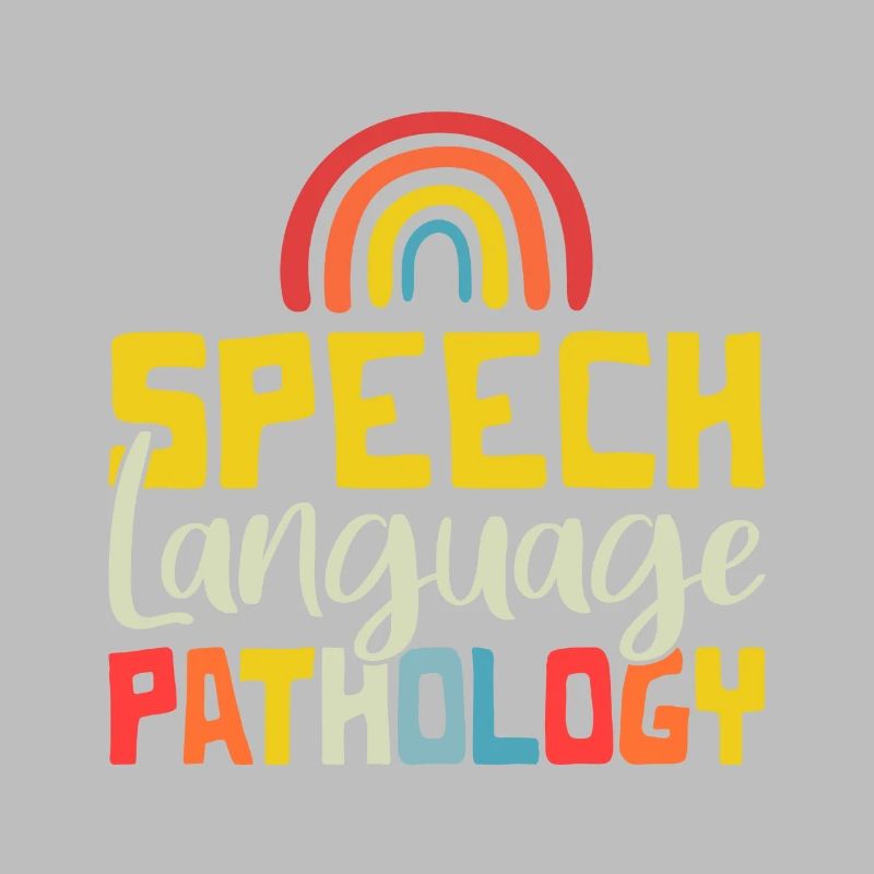 Speech Language Pathologist SLP Rainbow Speechie