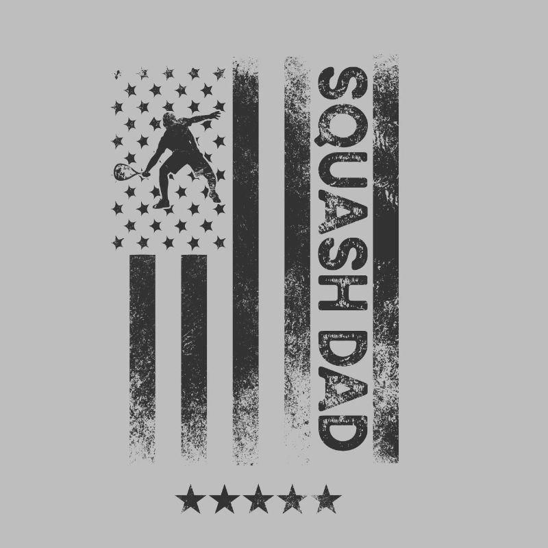 Drapeau américain - Squash Dad