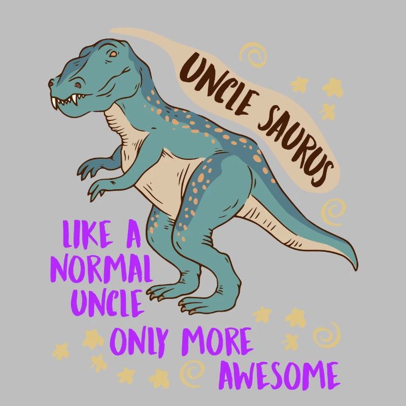 Onkel Saurus wie normaler Onkel nur cooler