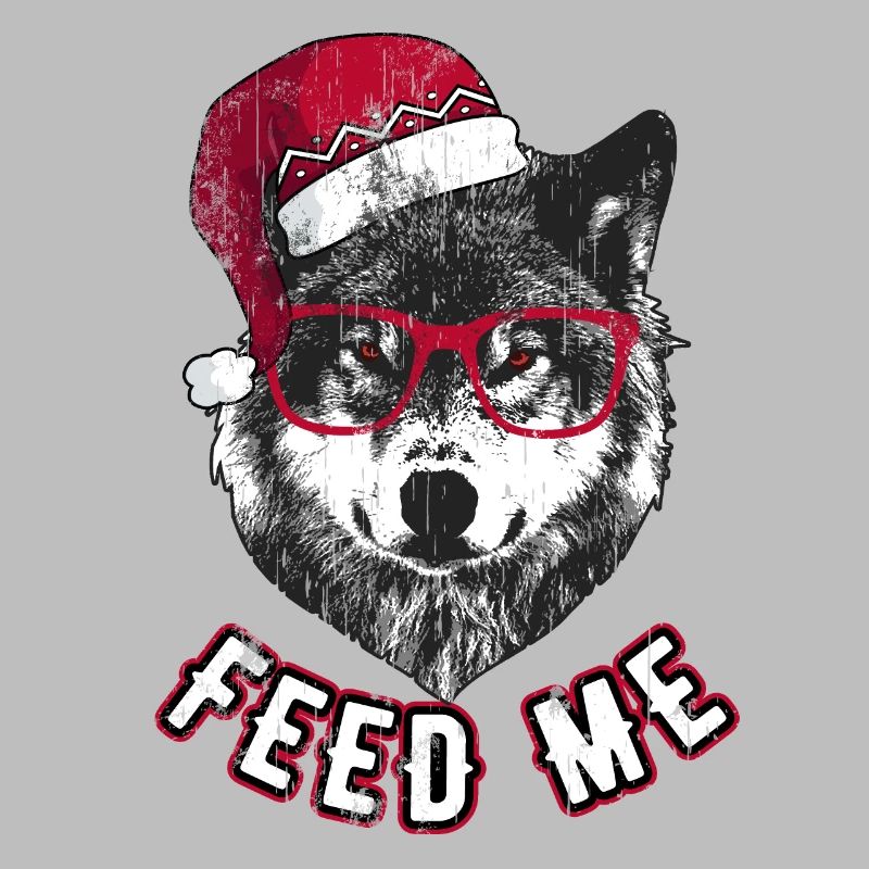 Feed Me – Grumpy Christmas Wolf