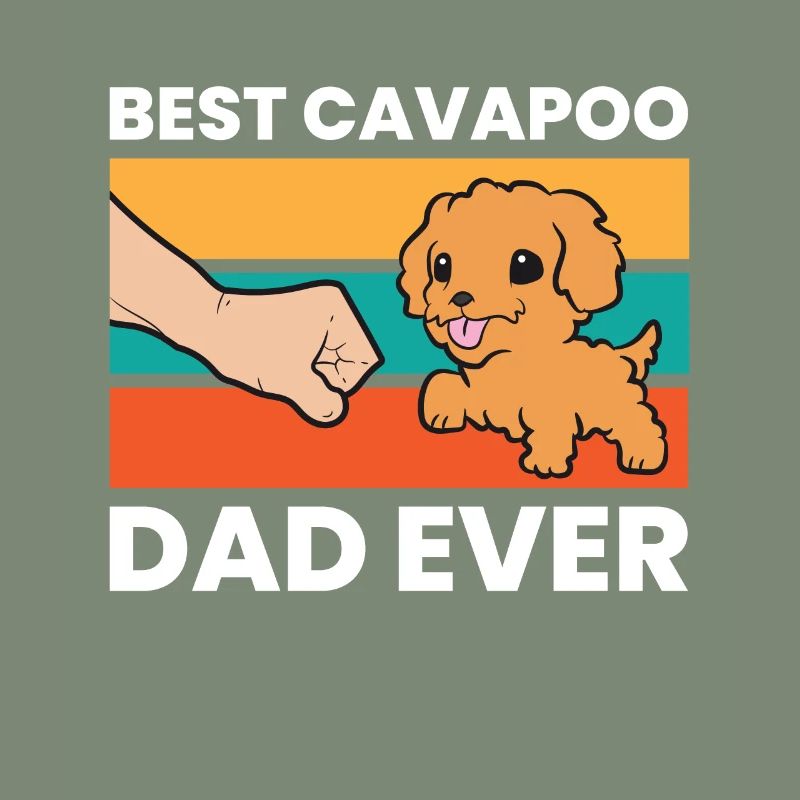 Cavapoo Dog Papa Cavoodle Meilleur Cavapoo Papa