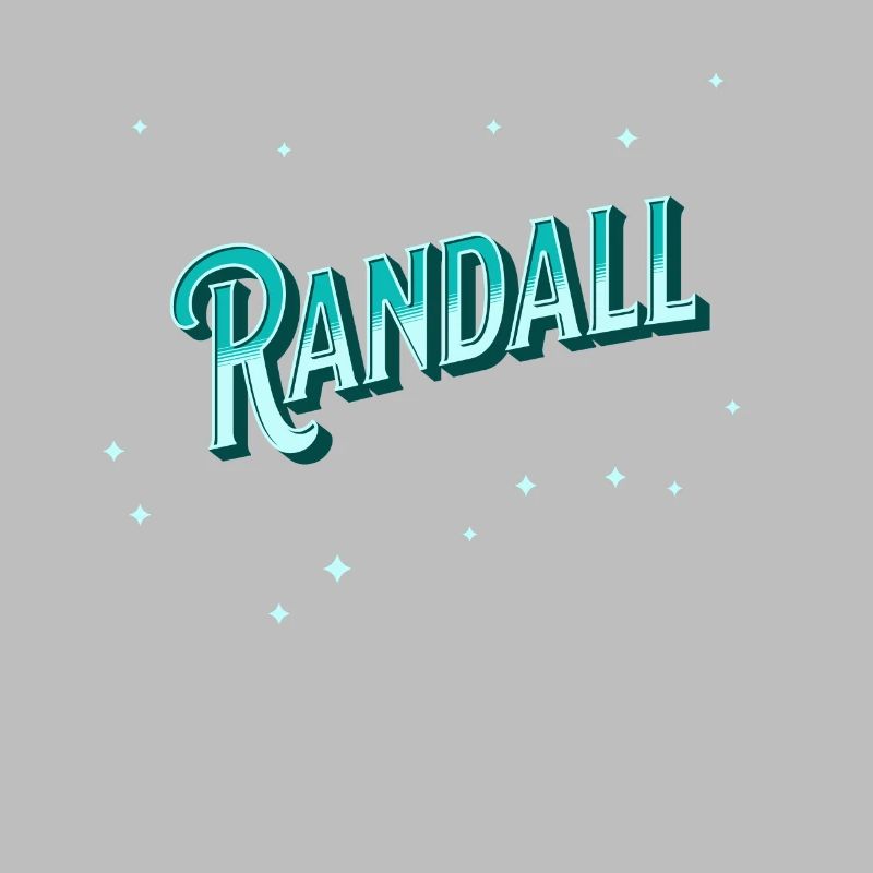 Randall's name personalized