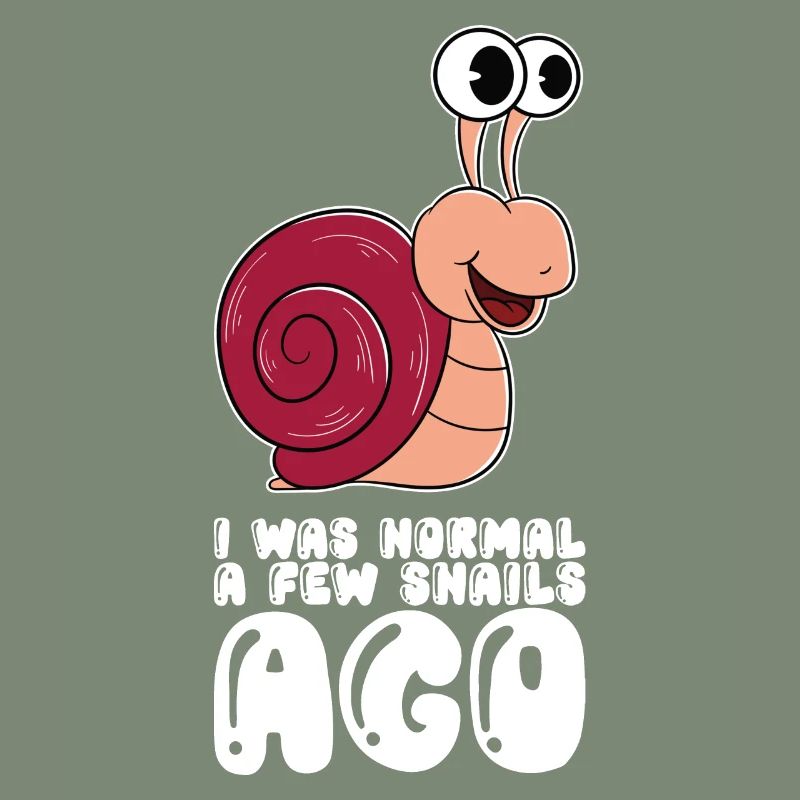 J’étais normal devant quelques escargots