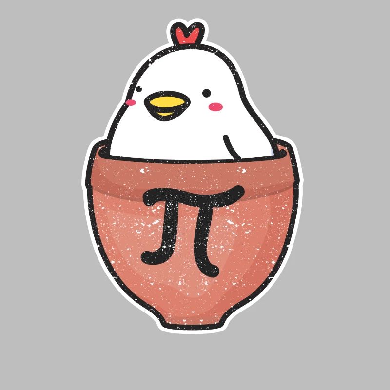Chicken Pot Pi Day Funny Math Teacher Math