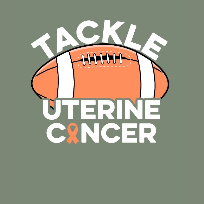 Bekämpfen Sie Gebärmutterkrebs Pfirsichband Gebärmutterkrebs