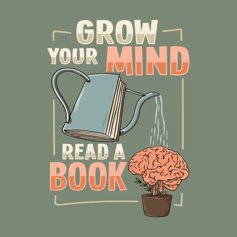 Reading book nerd designs for a librarian