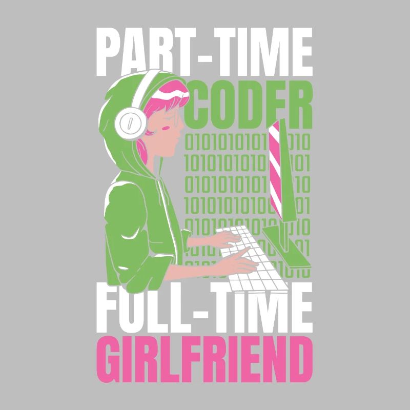 Développeur Coder Programmeur Petite amie