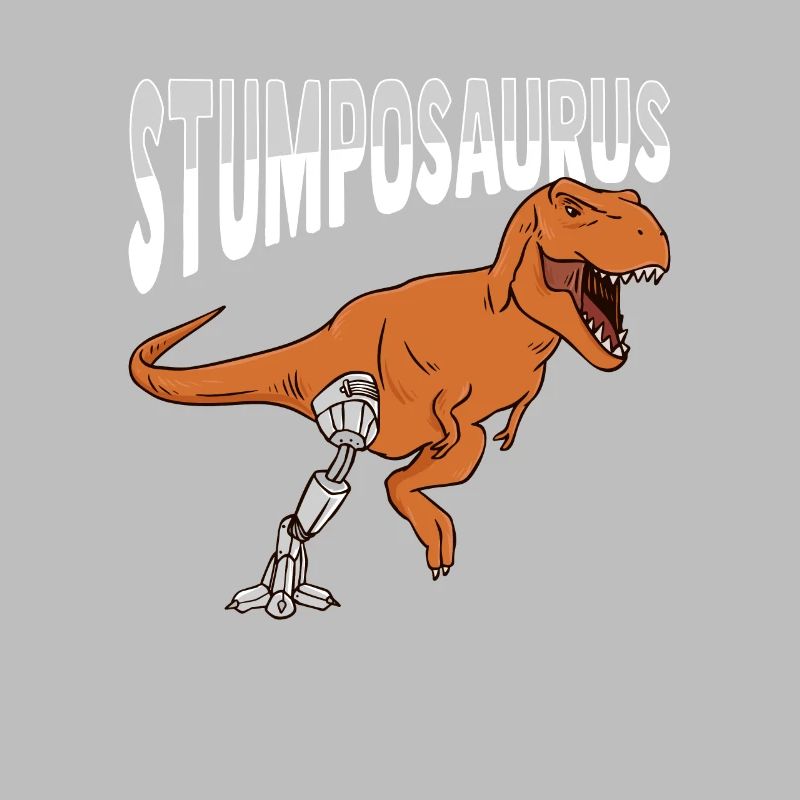 Prothèse de jambe amputée T-rex