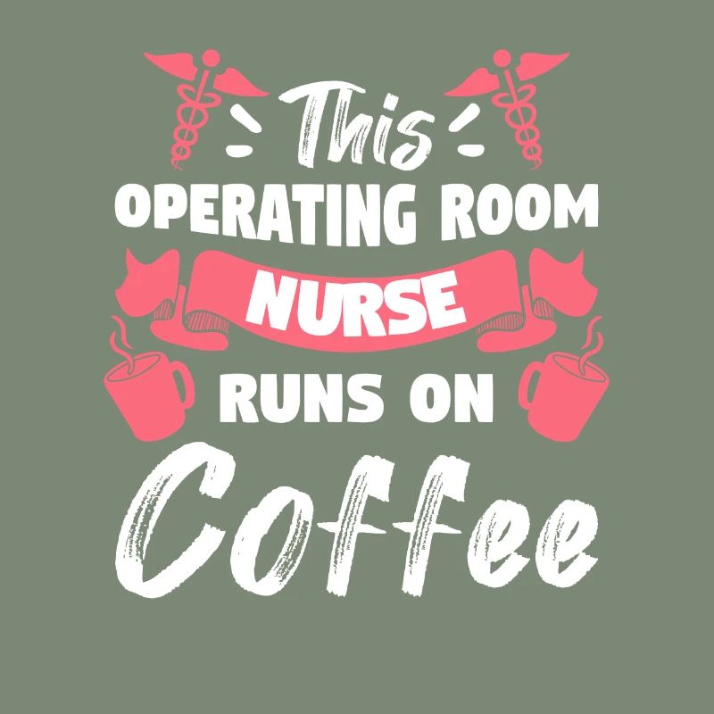 Diese OP-Krankenschwester läuft auf Kaffee ODER Krankenschwestern
