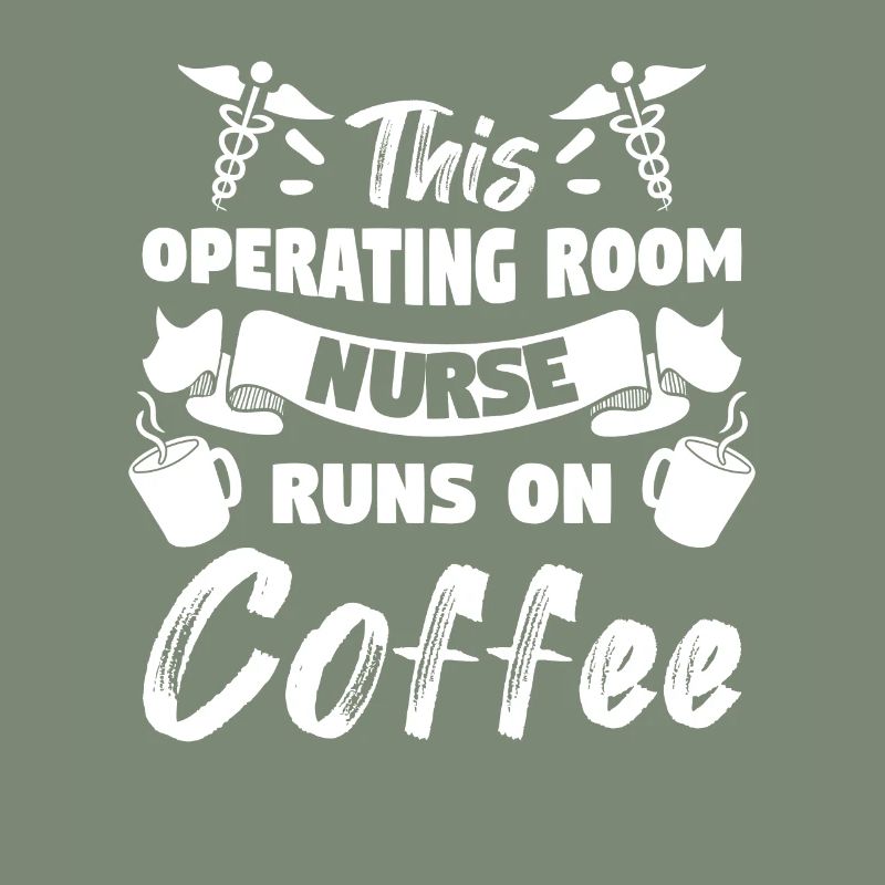 Diese OP-Krankenschwester läuft auf Kaffee ODER Krankenschwestern
