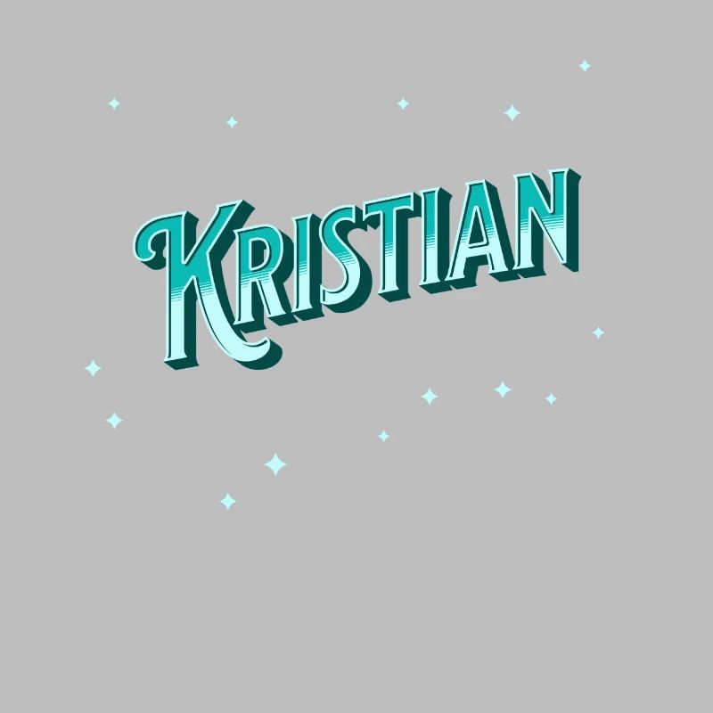 Kristian name personalized
