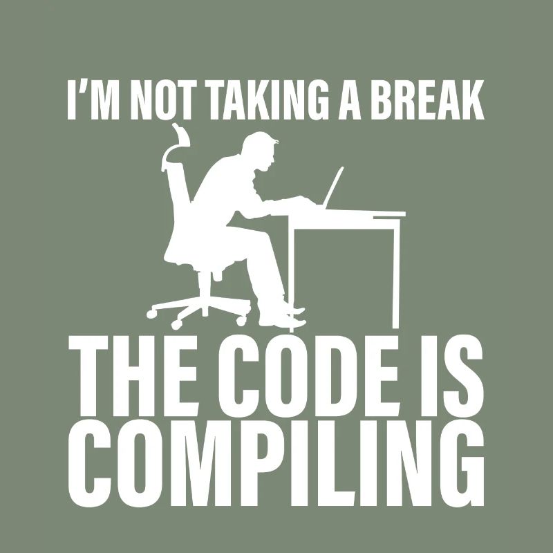 I'm Not Taking A Break, The Code Is Compiling 4