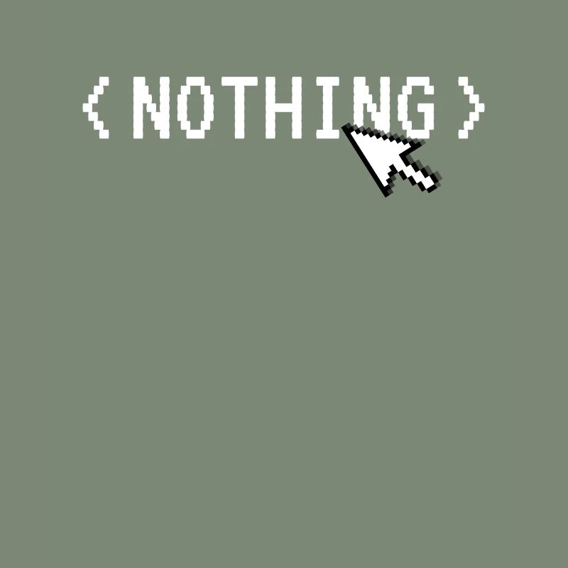 Nichts Computercode Mausprogrammierer Humor