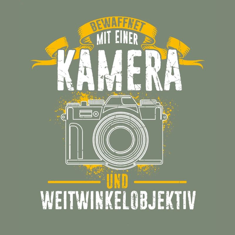 Bewaffnet mit einer KAMERA und WEITWINKELOBJEKTIV