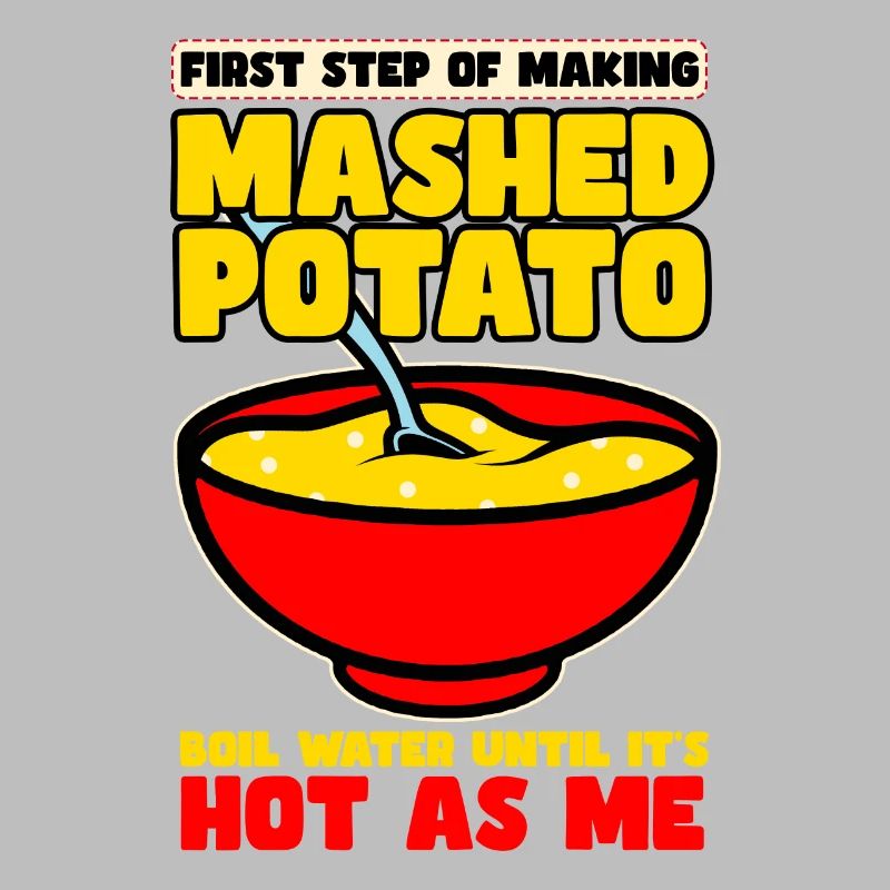 First Step Of Making Mashed Potatoes
