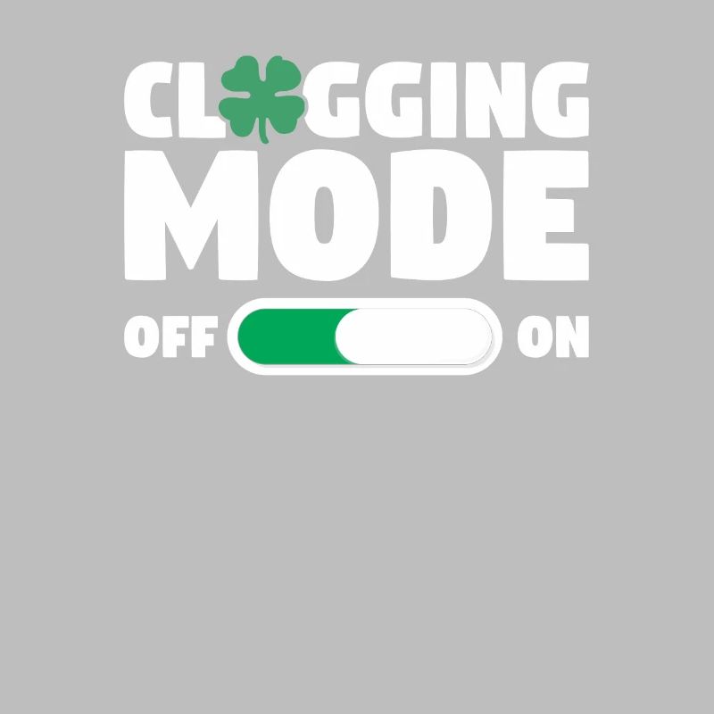 Clogging Mode On St. Patrick's Day Shamrock