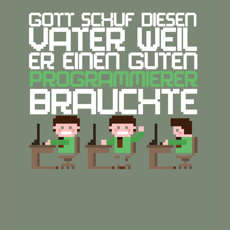 Entwickler Coder Programmierer Vater