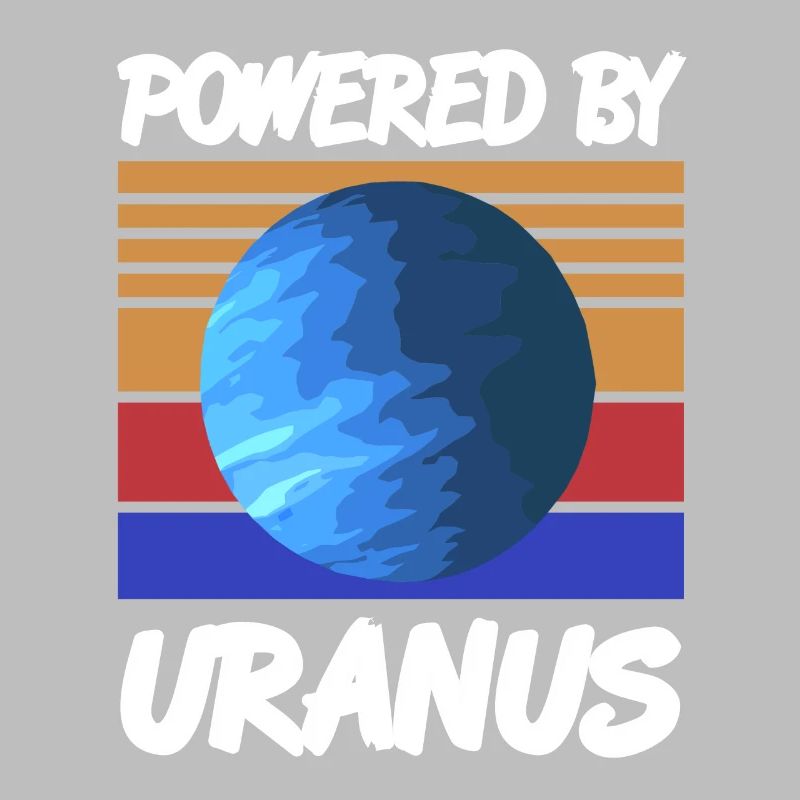 Powered By URANUS Retro Solar System Planet