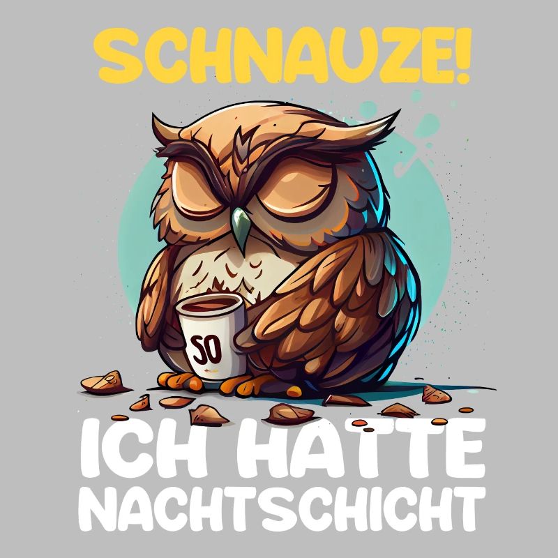 Nachtschicht Kaffee Eule Nachtdienst Schichtarbeit
