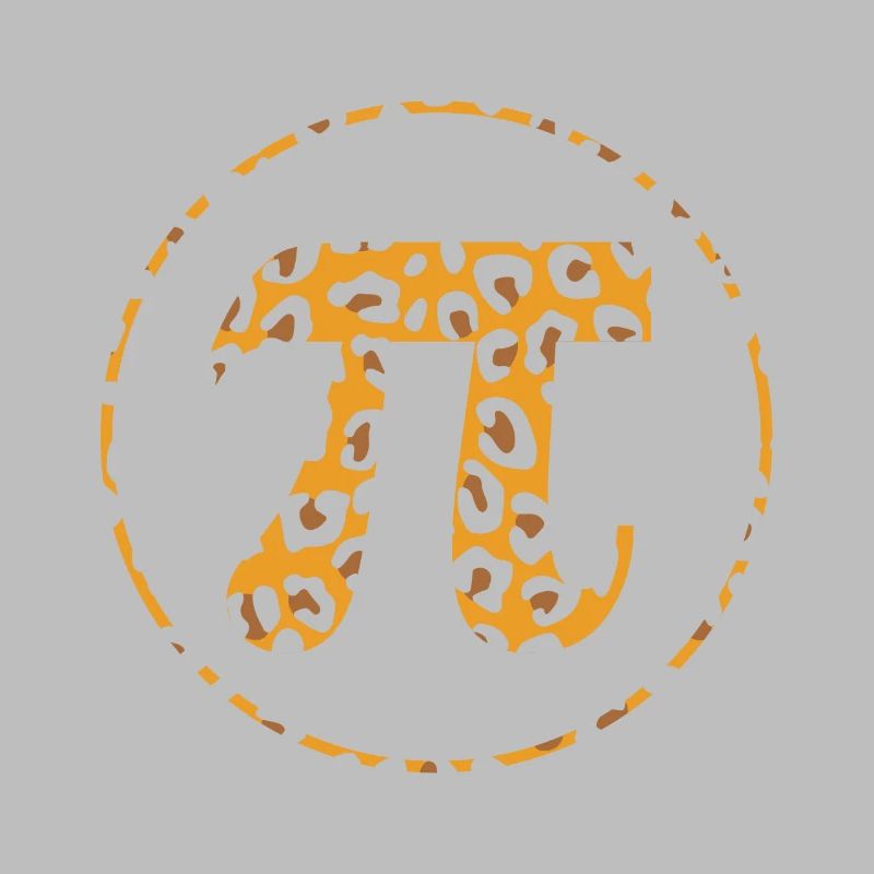 Leopard Pattern Decor Math Holiday Mathematics Pi