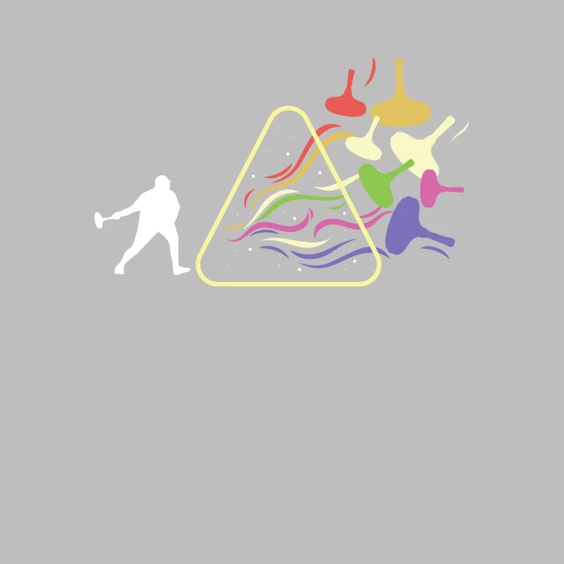 Prism Curling Light Triangle Light Spectrum