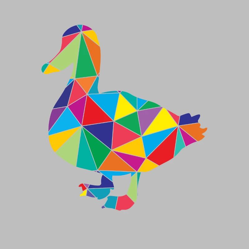 Polygone de canard Low Poly