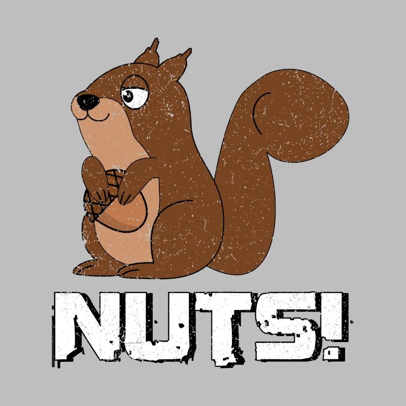 Süßes hungriges Eichhörnchen