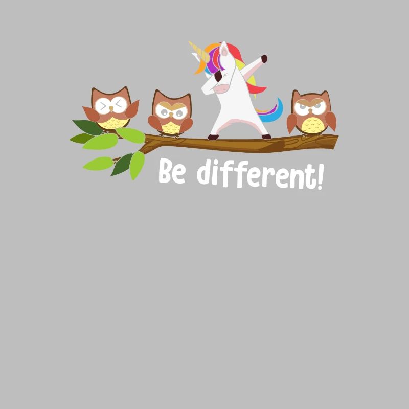 Be Different Dabbing Einhorn