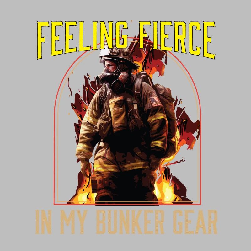 Se sentir féroce dans mon Bunker Gear Fireman
