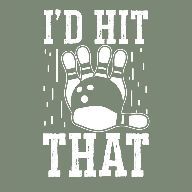 J’avais frappé ce design de bowling