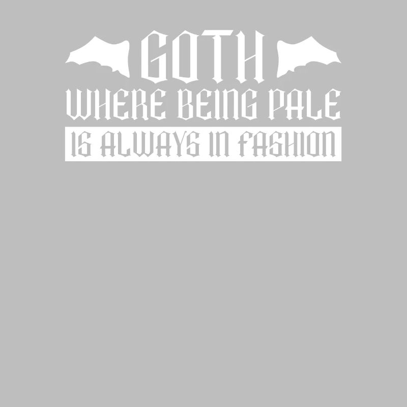 Goth, où être pâle est à la mode - Moontan Gothic