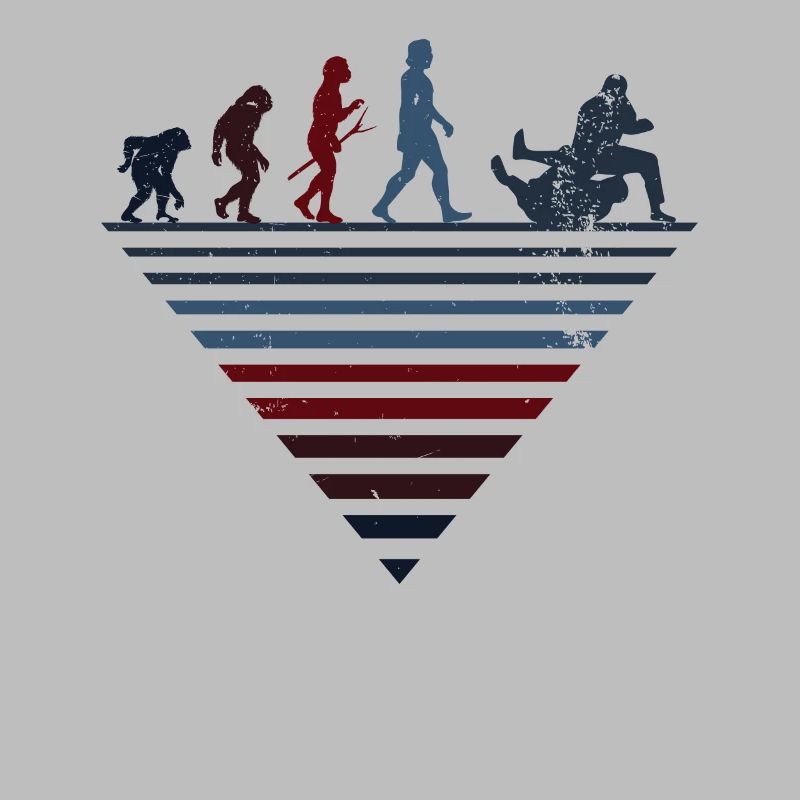 Human Evolution - Vintage Bobsled