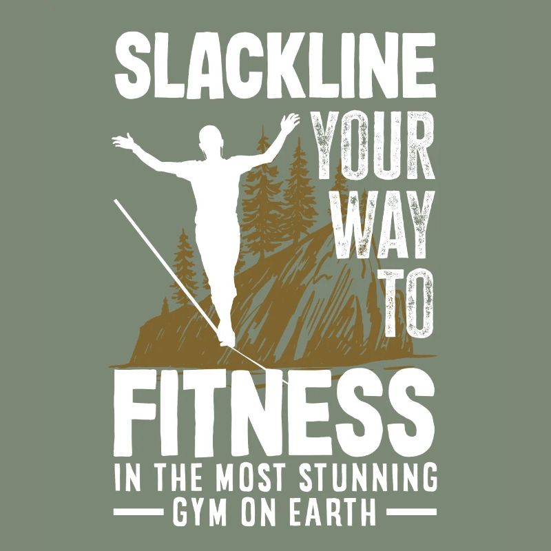 Slackline votre chemin vers la forme physique, dans le plus