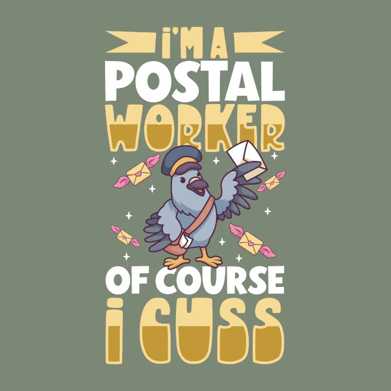 Commis des postes Postlady Postman Post Office