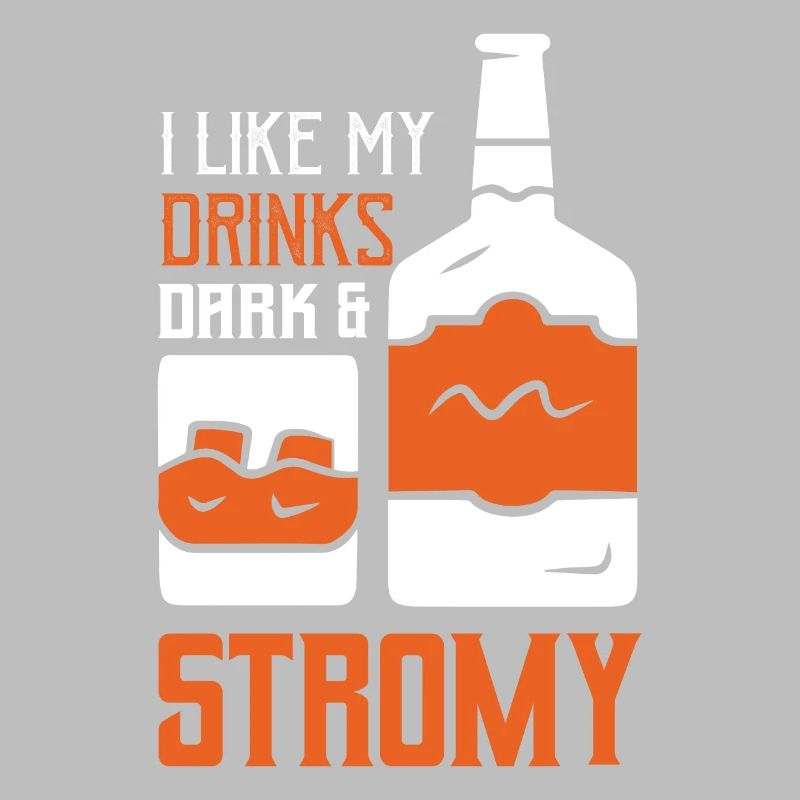 I Like My Drinks Dark & Stromy Drinking Rum