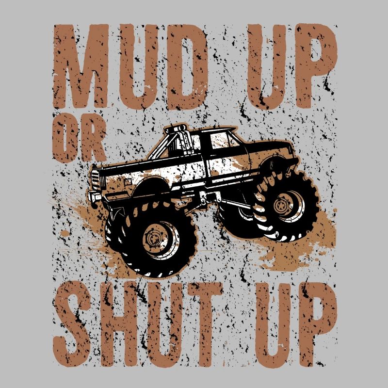 Mudder-Geschenk Schlamm auf- oder Schweigen Mudding-Humor