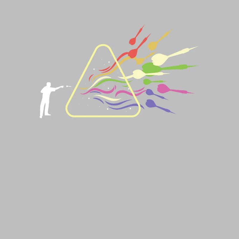 Dart Prism Rainbow Light Funny Physics