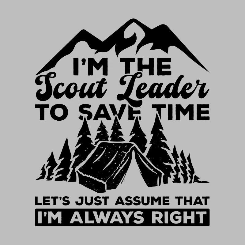 Scout Leader Design Für Einen Scoutmaster Oder