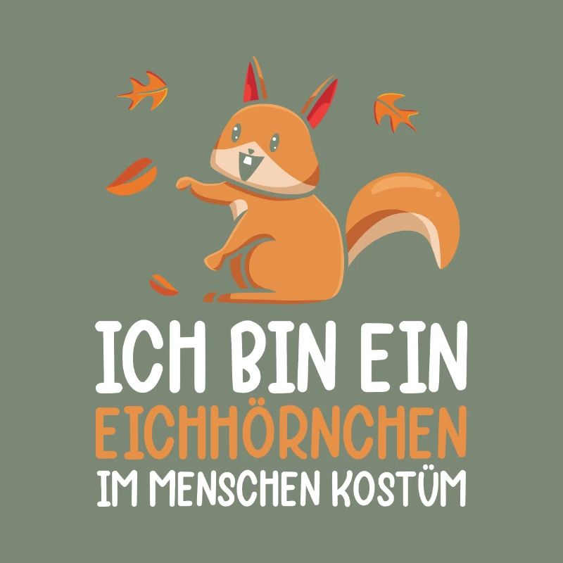 Ich Bin Ein Eichhörnchen Im Menschen Kostüm