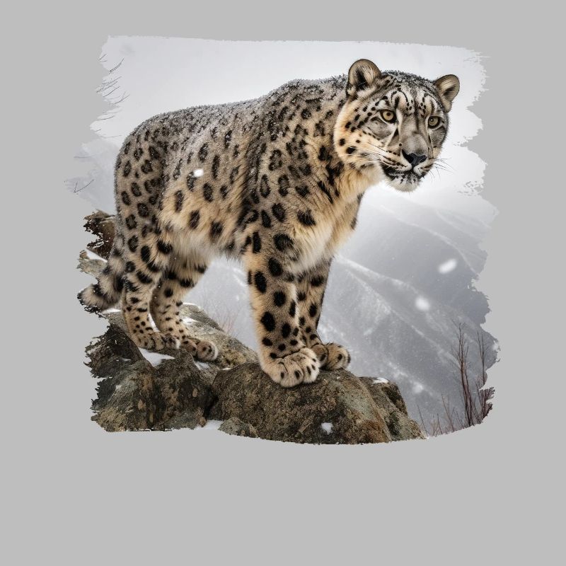 Léopard des neiges Léopard des neiges