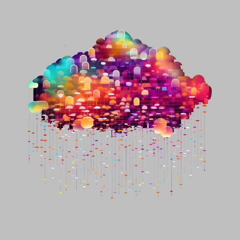 Cloud Computing Cyberpunk Entwickler IT Computer