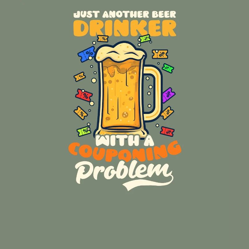 Couponer Biertrinker mit Couponing-Problem