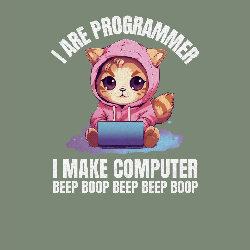 Ich bin Programmierer. Ich mache Computer Beep