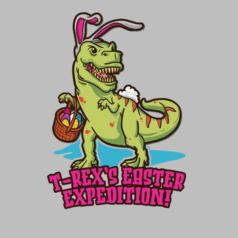 Easter T-rex Dinosaur Easter Funny T-rex
