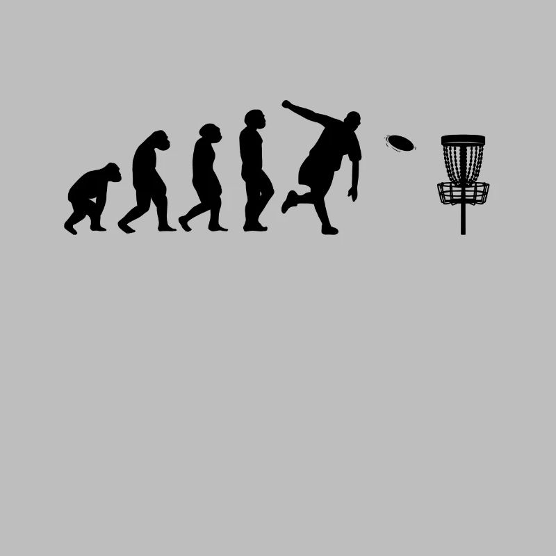 Disc Golf Player Disc Golfer Game Evolution