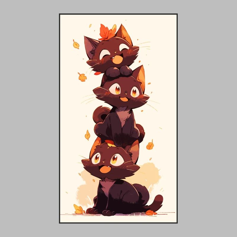 Une bande de chatons mignons